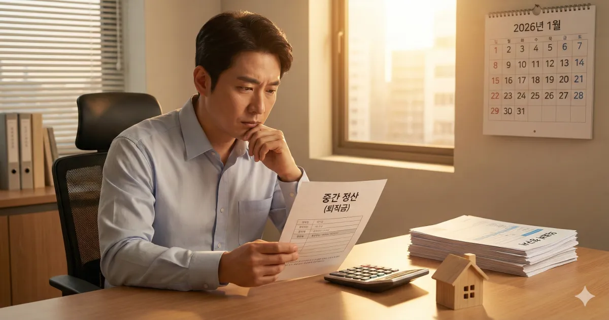 퇴직금 중간정산 사유와 절차 가이드 이미지