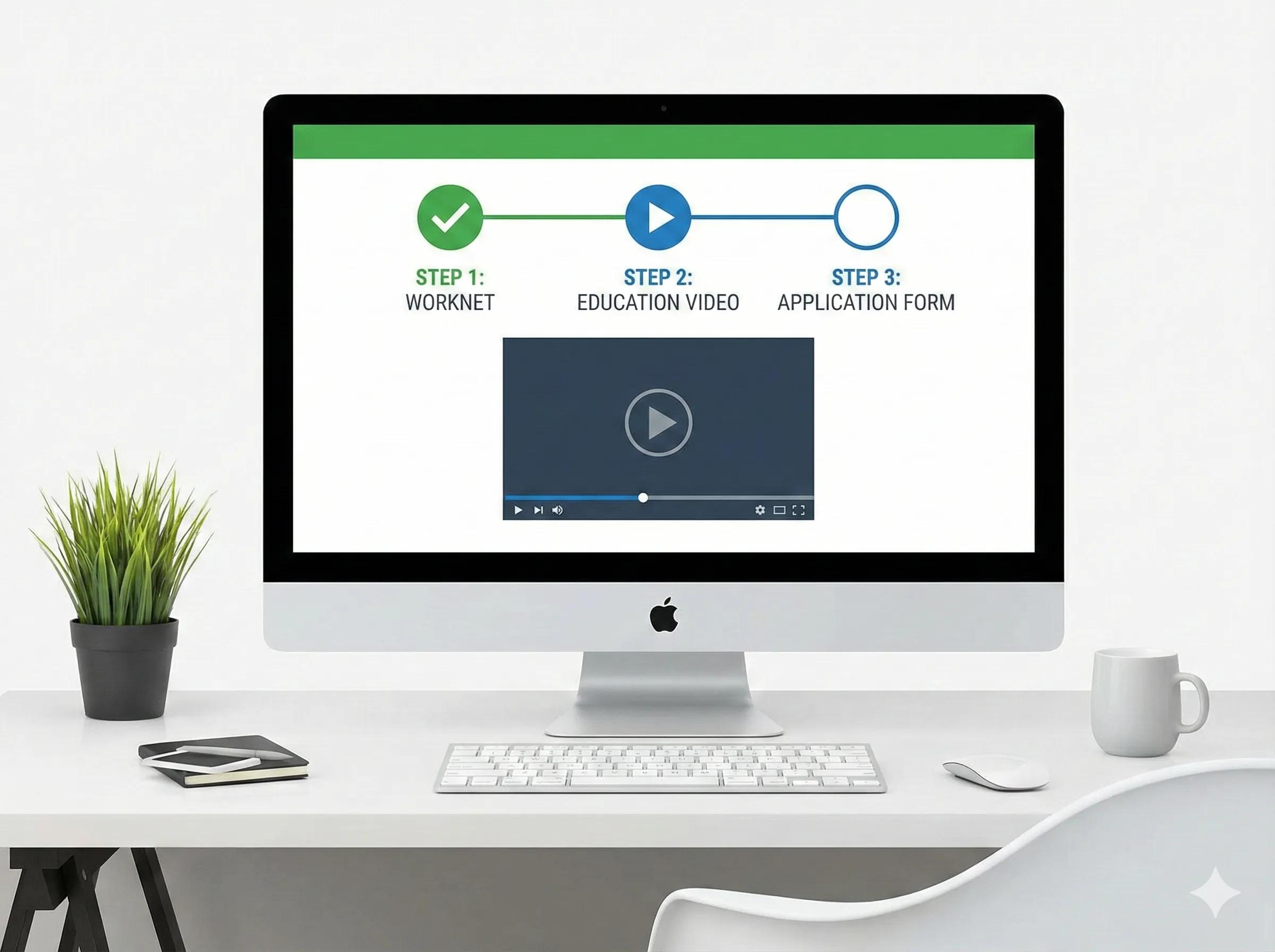 실업급여 온라인 신청 워크넷 교육 수강 순서