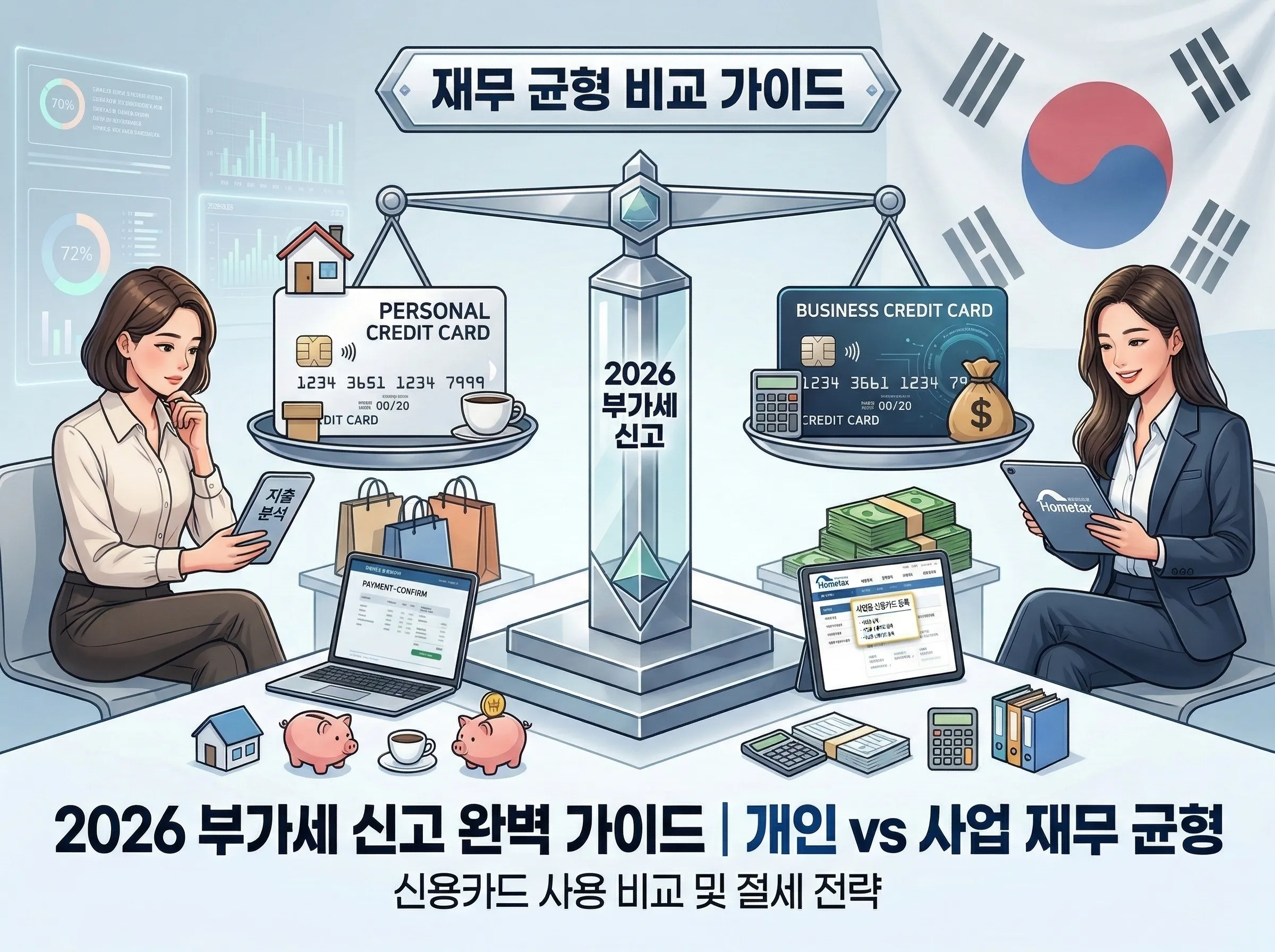 개인카드와 사업자 전용 카드 비교