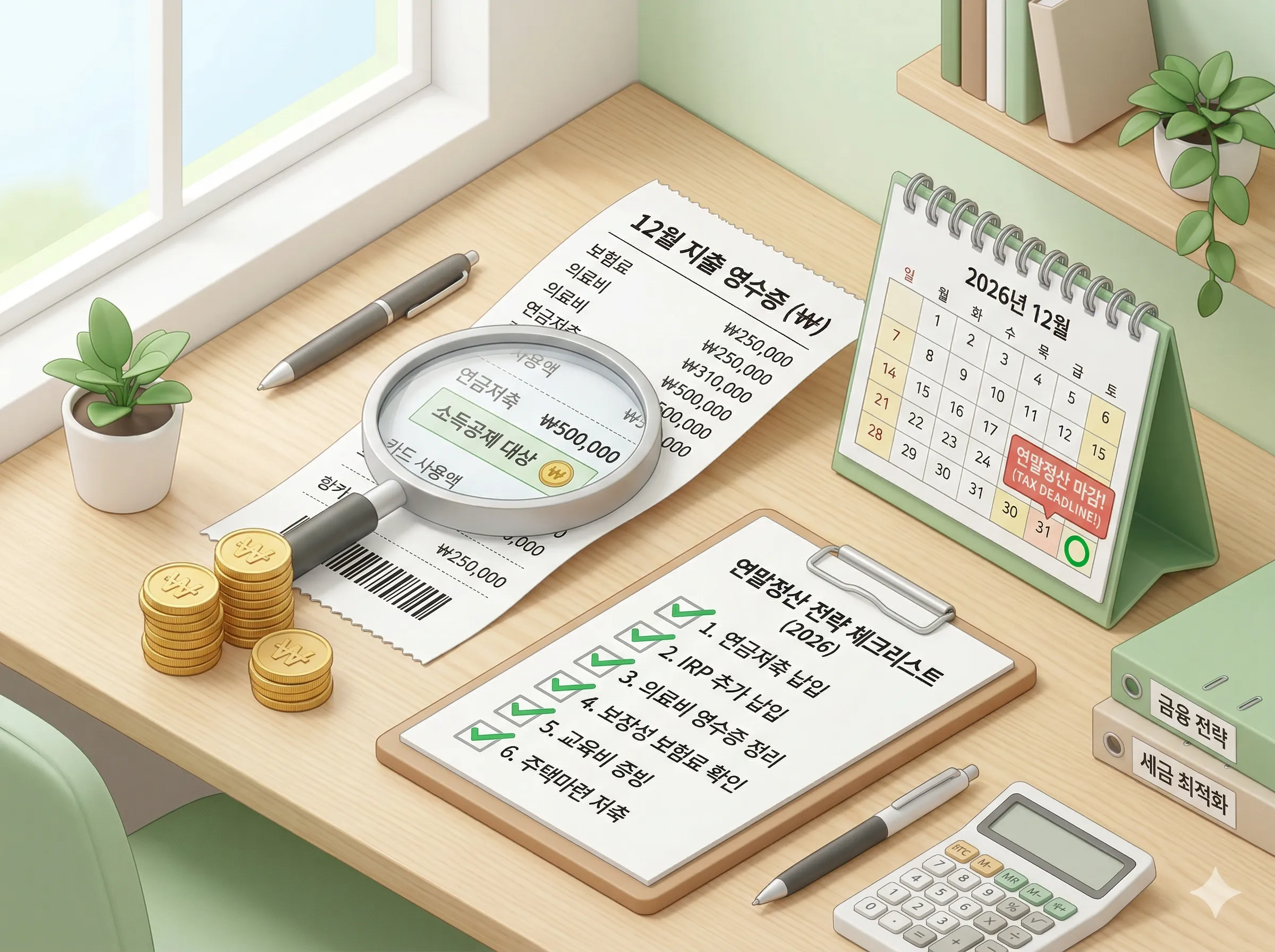 연말정산 세액공제 환급액 극대화 전략