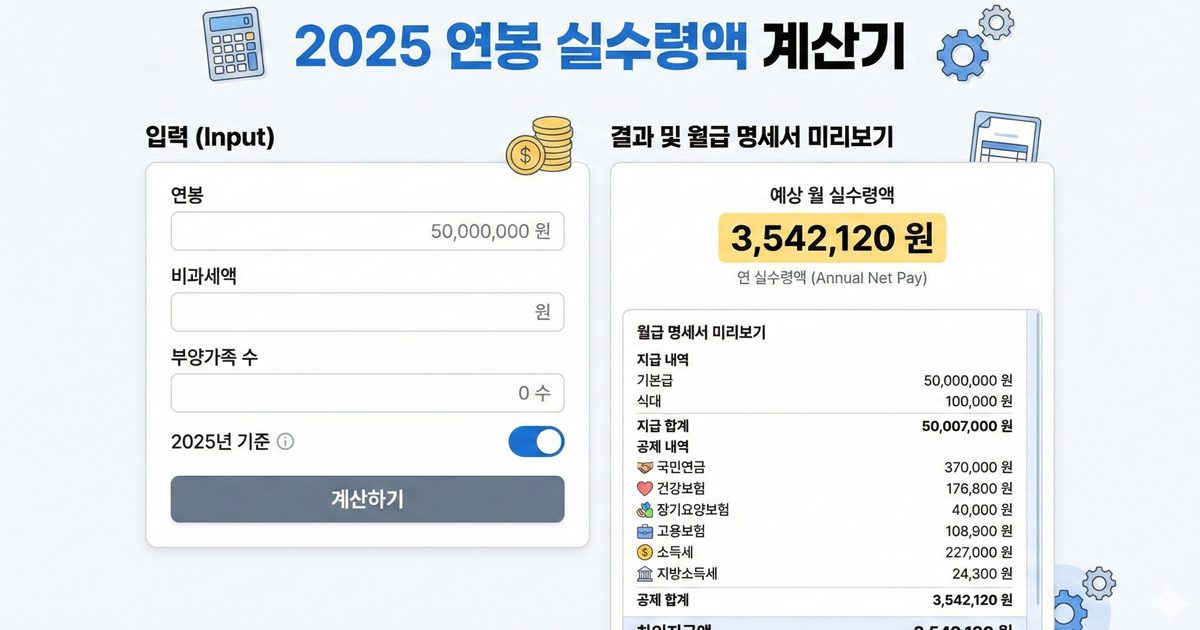 실수령계산기