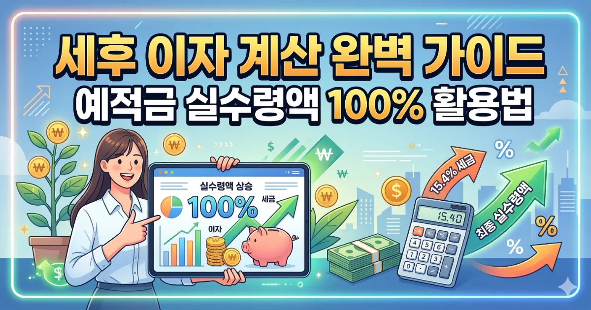 세후 이자 계산 대표 이미지
