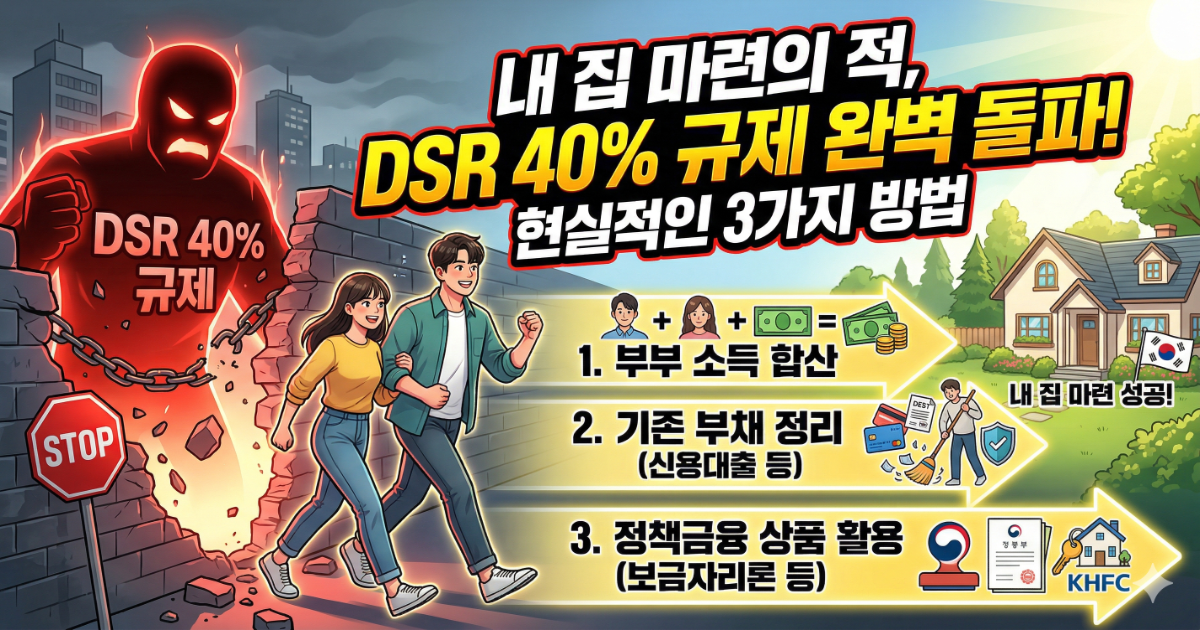 DSR 40% 규제 돌파 전략