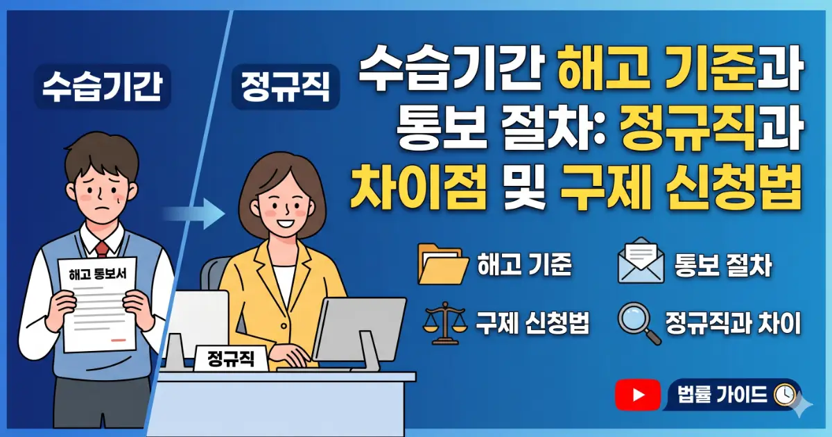 수습기간 해고 관련 서류를 검토하며 고민에 빠진 직장인 모습